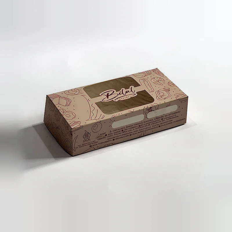 Dus kue Bilal cetak 2 warna