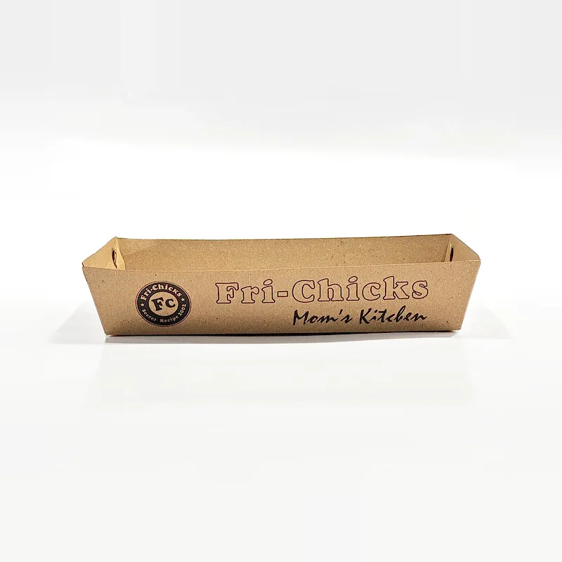 Paper tray kraft Fri-Chicks