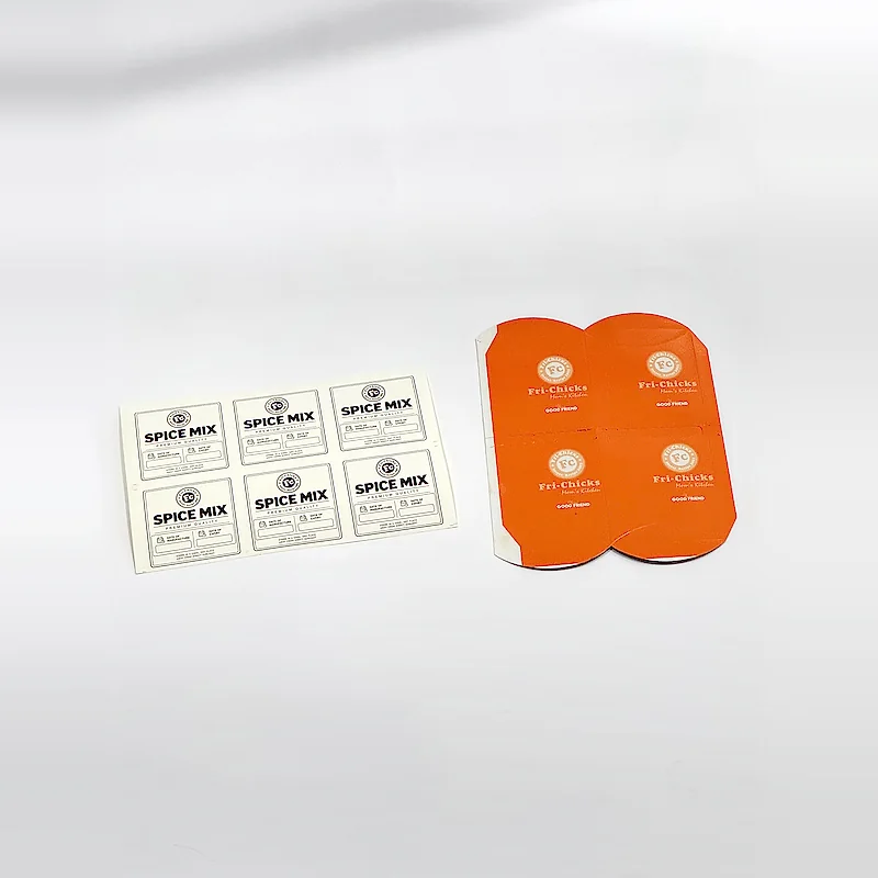 Stiker label produk
